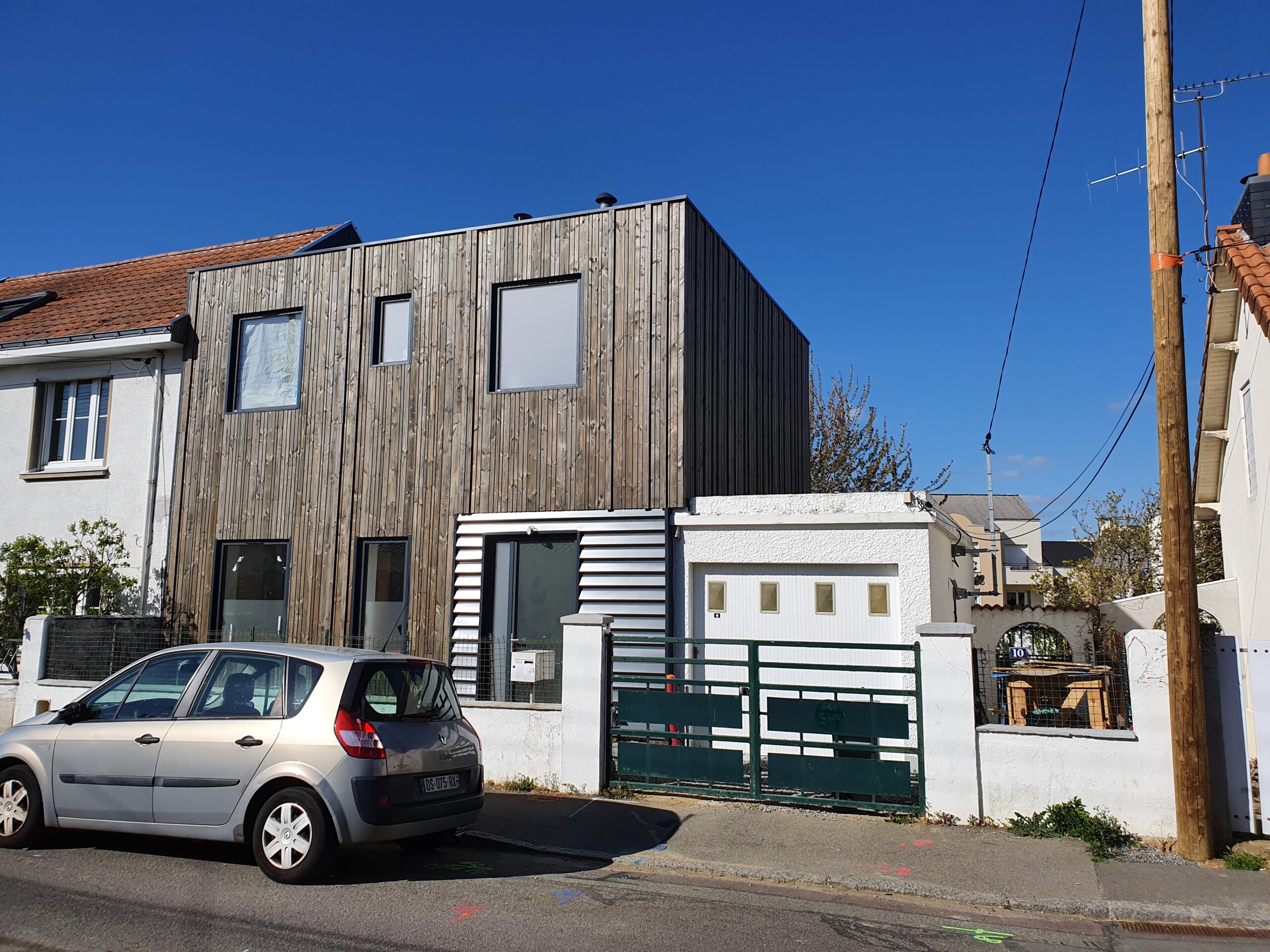 Construction d'une maison passive à Nantes ATELIER STÉPHANE AIELLO architecte à Clisson
