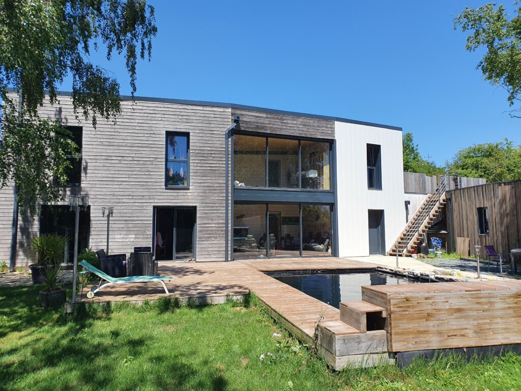 Extension passive d'une maison d'habitation assive à Treillières (44) ATELIER STÉPHANE AIELLO architecte à Clisson